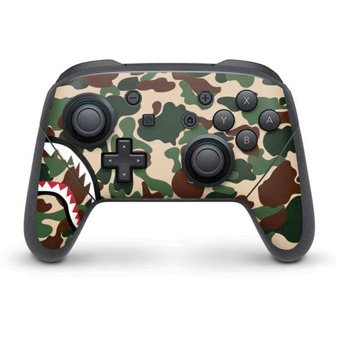 Shark Teeth Street Camo Nintendo Skins